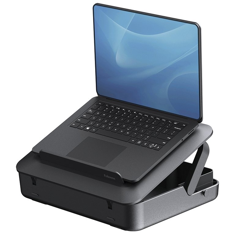 Maletín con Soporte Portátil Fellowes Breyta Negro