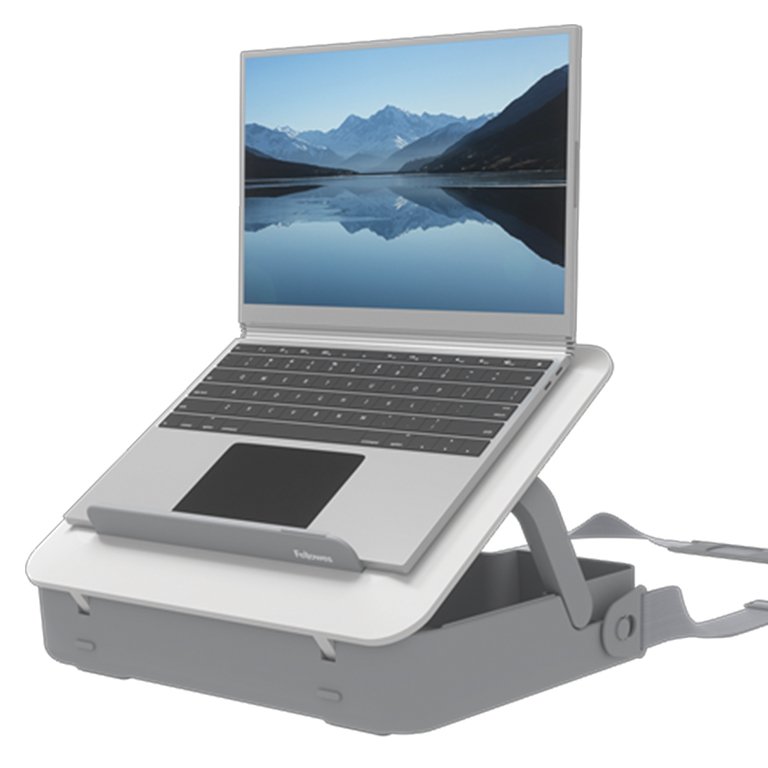 Maletín con Soporte Portátil Fellowes Breyta Blanco