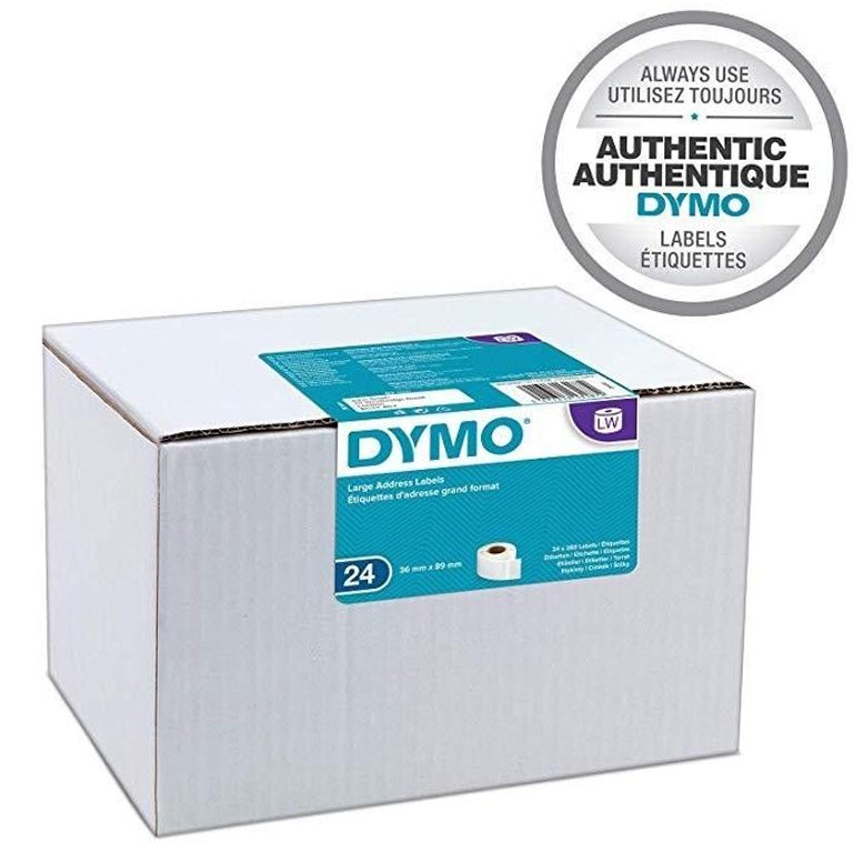 Etiquetas de Dirección Estándar Dymo LabelWriter 36 x 89 mm Blanco Pack 24 ud.