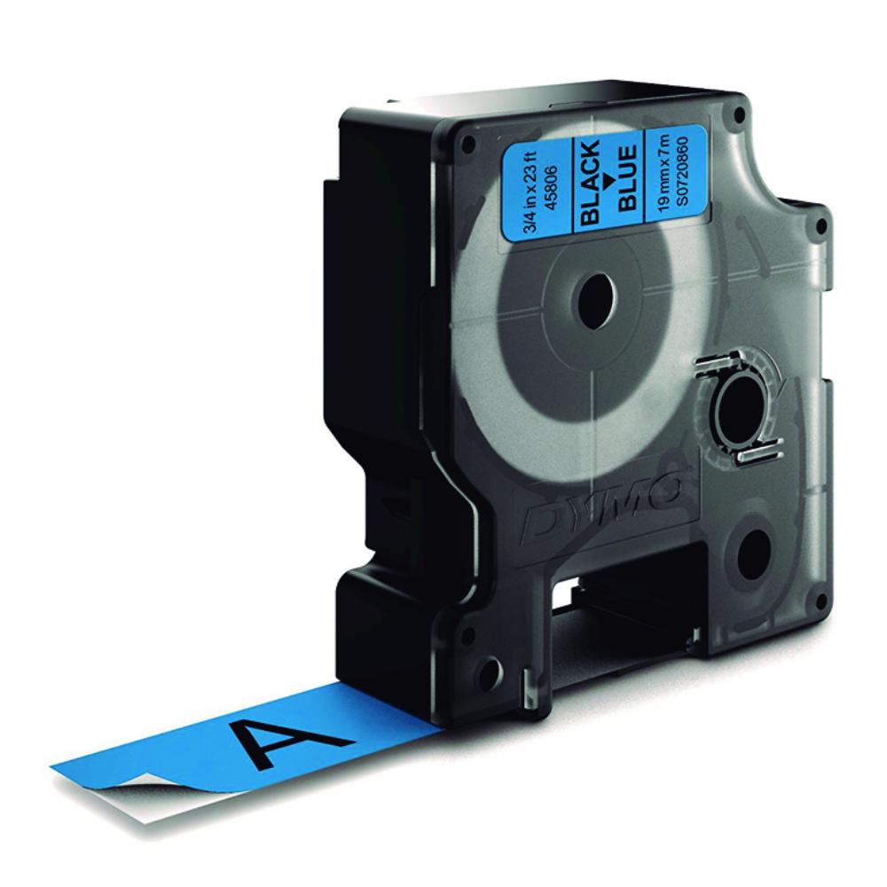 Cinta Dymo D1 Negro / Azul 19 mm x 7 m