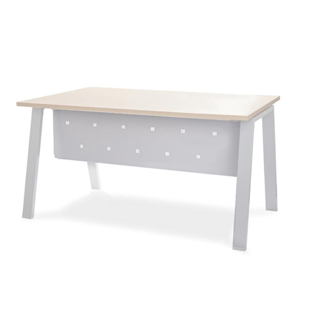 Faldón Metálico para Mesa Rocada Línea Total 117 x 30 cm Blanco
