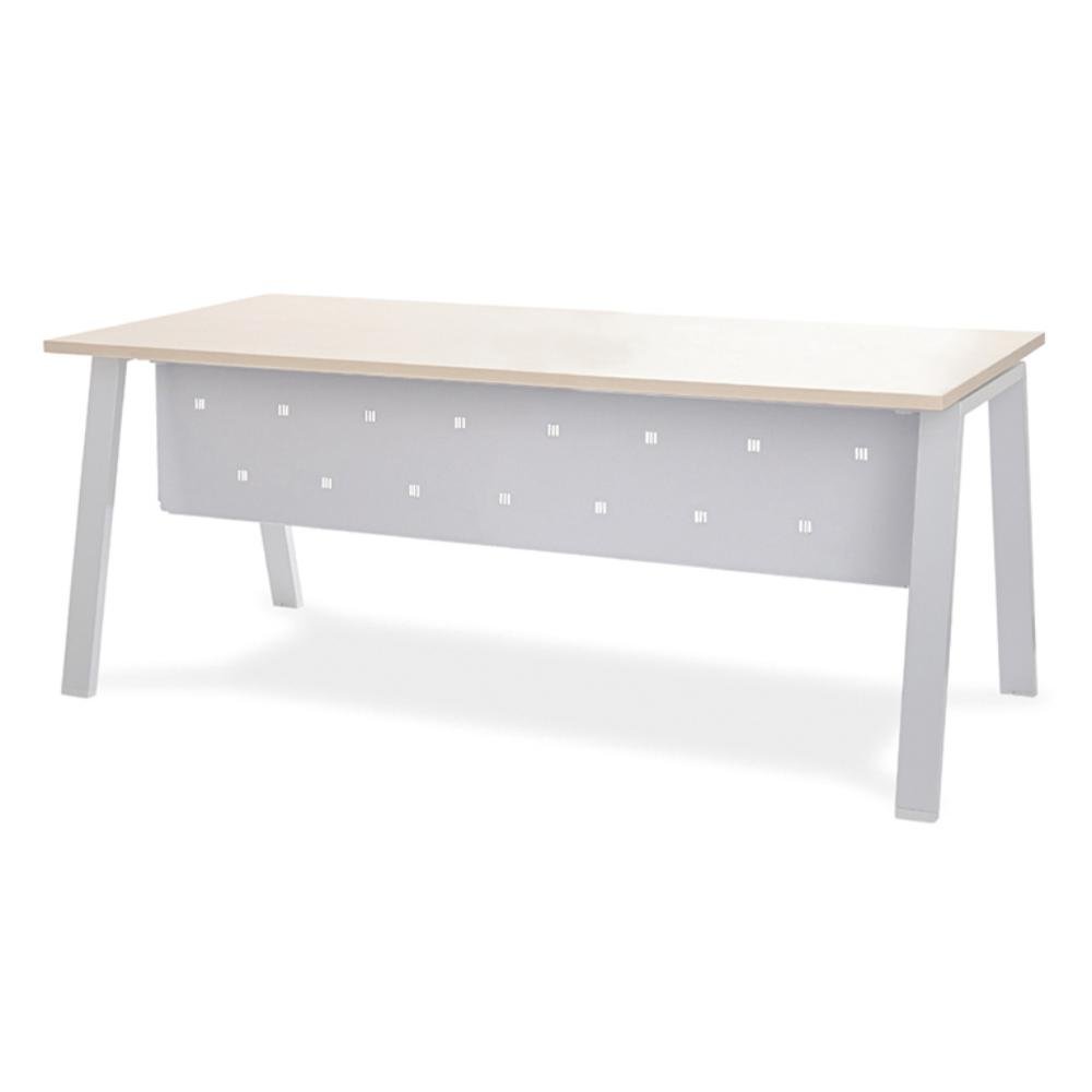 Faldón Metálico para Mesa Rocada Línea Total 157 x 30 cm Blanco