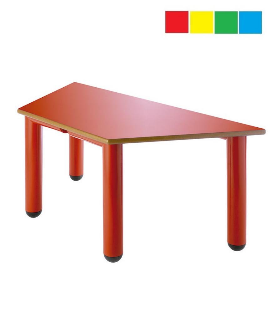 Mesa Infantil Trapezoidal 120 x 60 x 60 cm Altura 52 cm PP