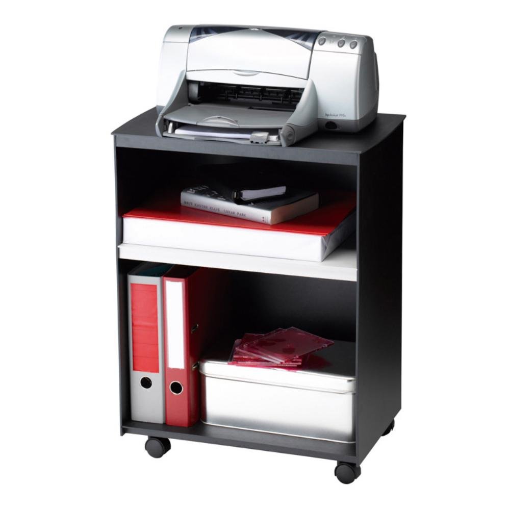 Mesa Auxiliar PaperFlow SmartOffice 2 Compartimentos 54,4 x 86,4 x 33 cm Negro