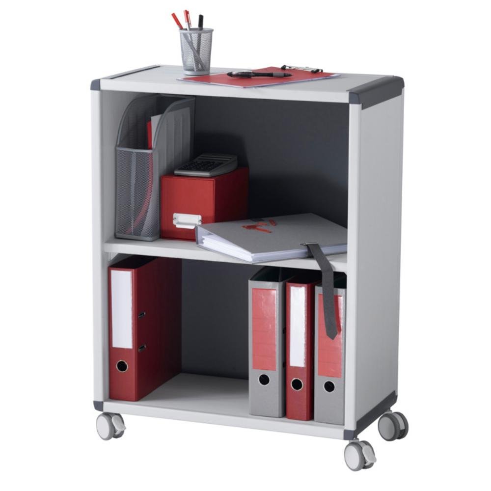 Mueble Auxiliar Ruedas PaperFlow Smart Office 65,1 x 86,4 x 33 cm Antracita