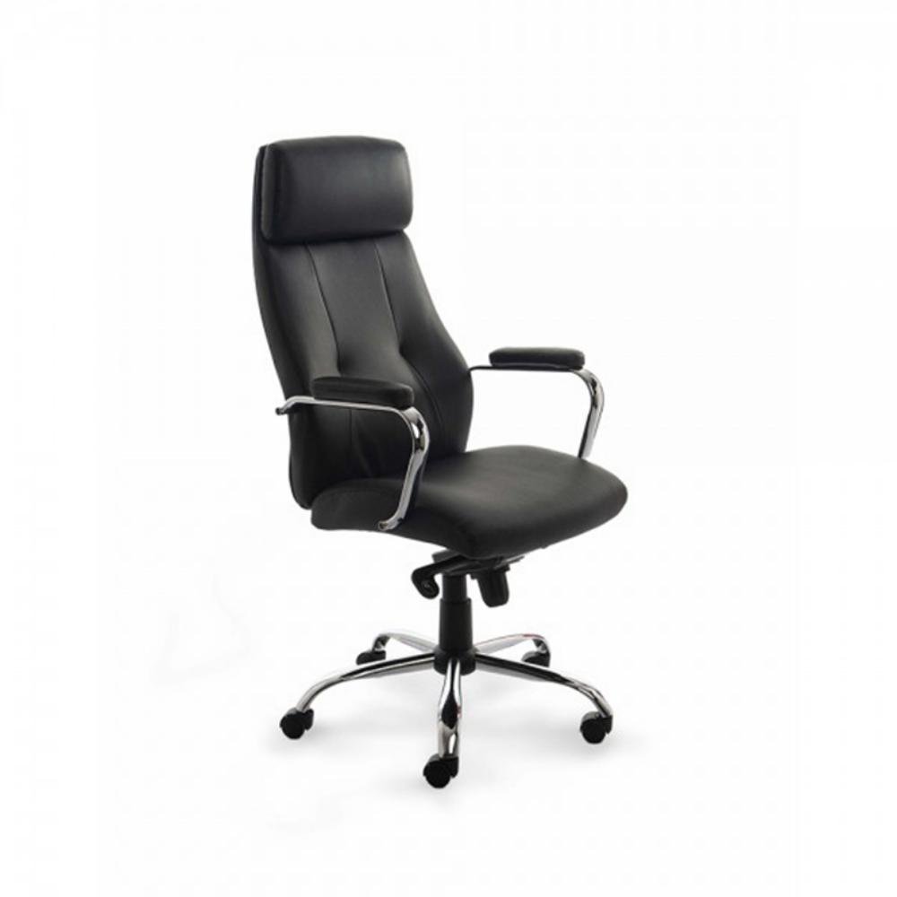 Silla Dirección Rocada 986V22 Símil Piel Color Negro