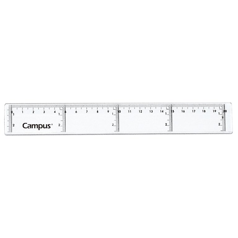 Regla Campus Plástico 20 cm