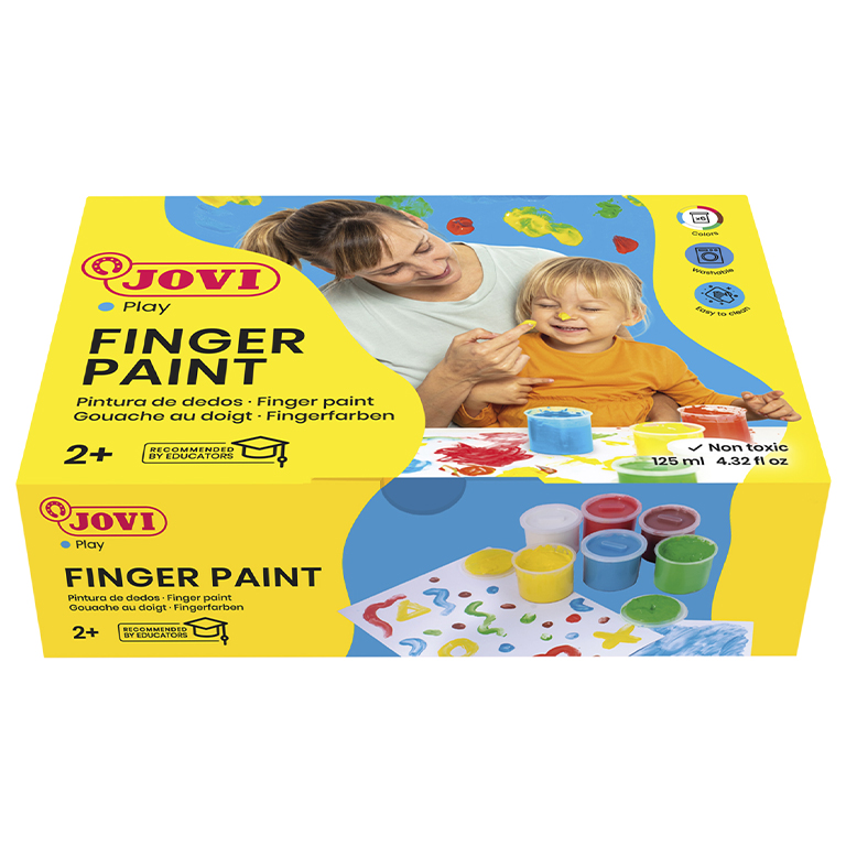 Pintura Dedos Jovi 125 ml 6 Colores
