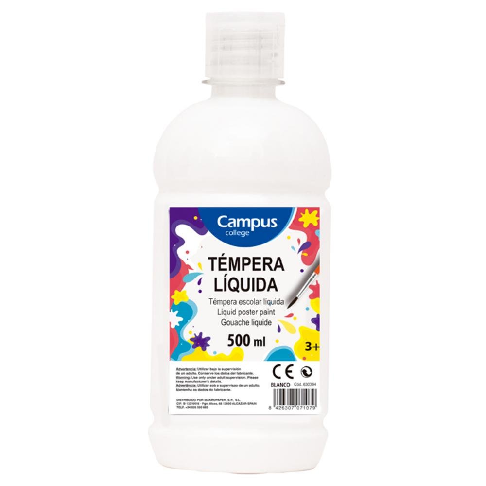 Témpera Campus College 500 ml Blanco