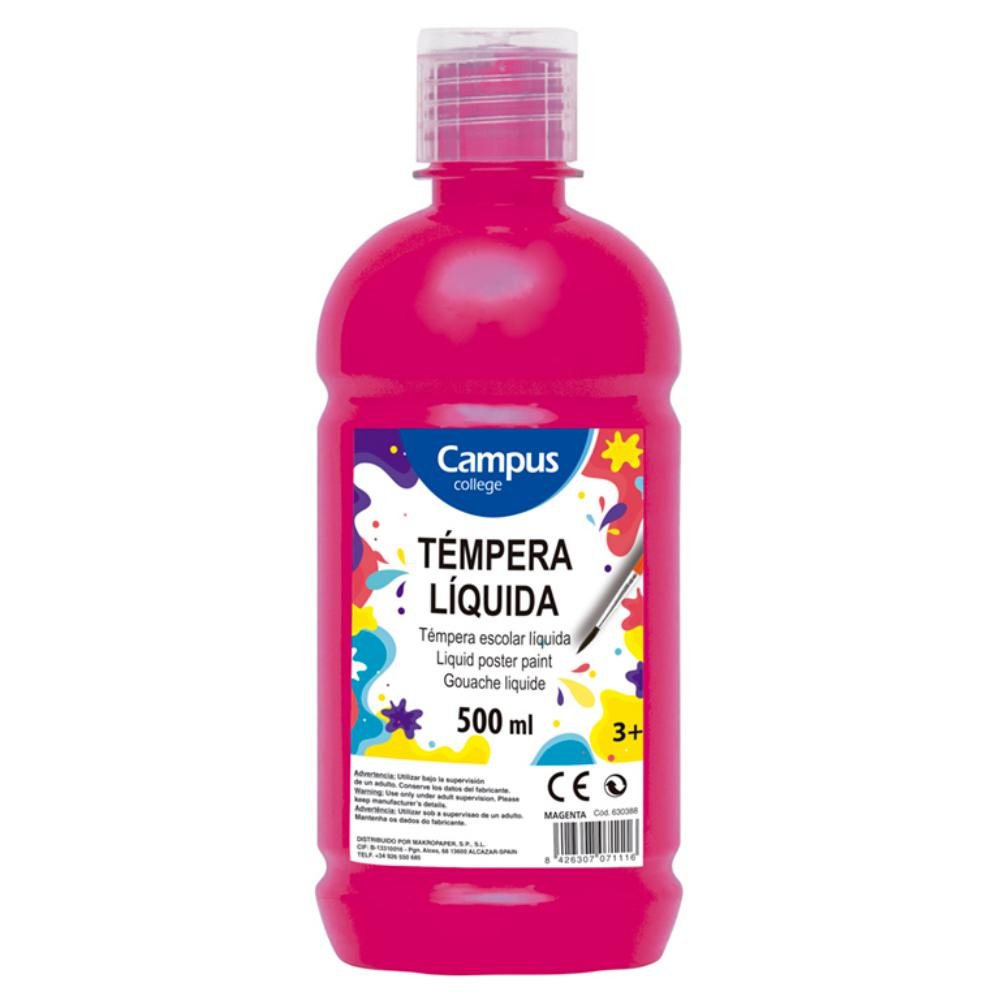 Témpera Campus College 500 ml Magenta