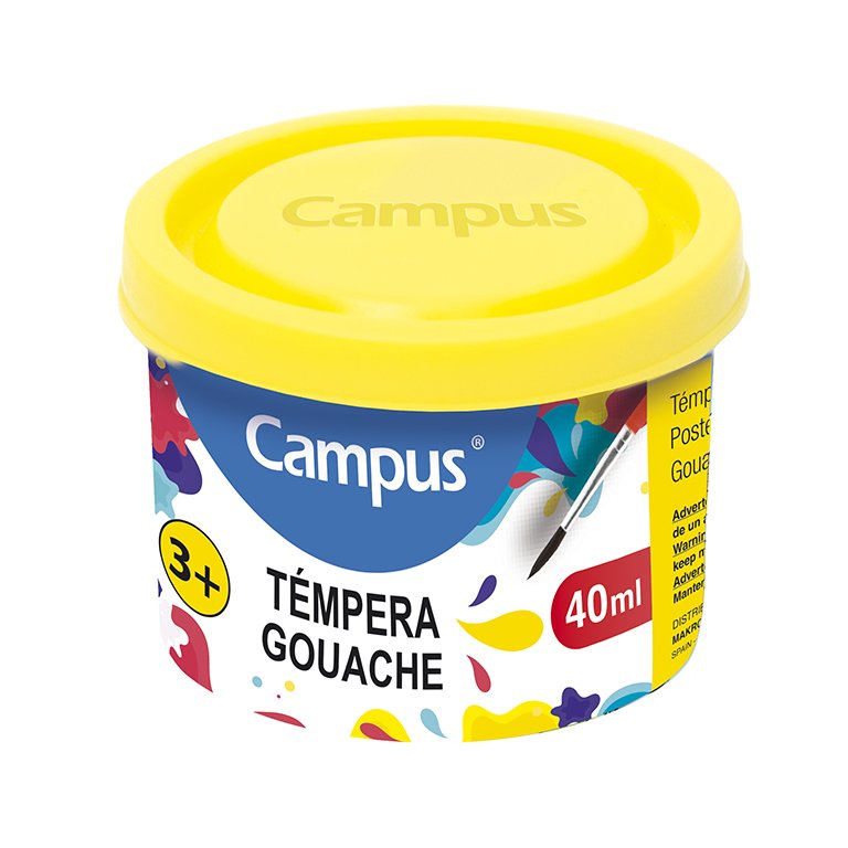 Témpera Campus College 40 ml Amarillo