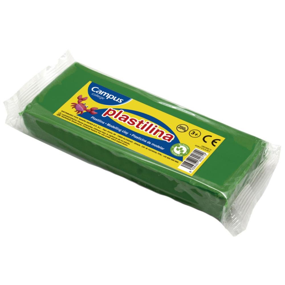 Plastilina Campus College 200g Verde Claro
