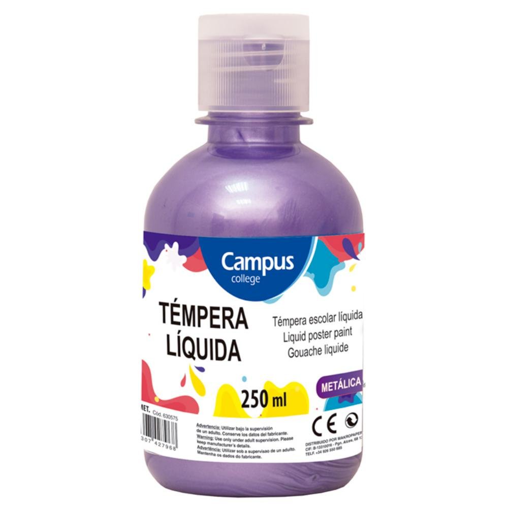 Témpera Campus College 250 ml Violeta Metálico