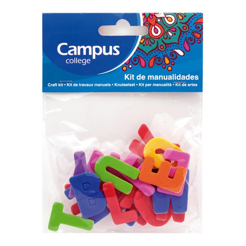 Set Manualidades Campus College Letras Goma Eva