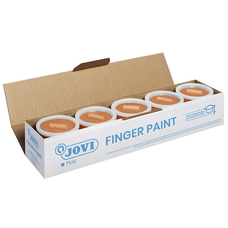 Pintura Dedos Jovi 125 ml Naranja