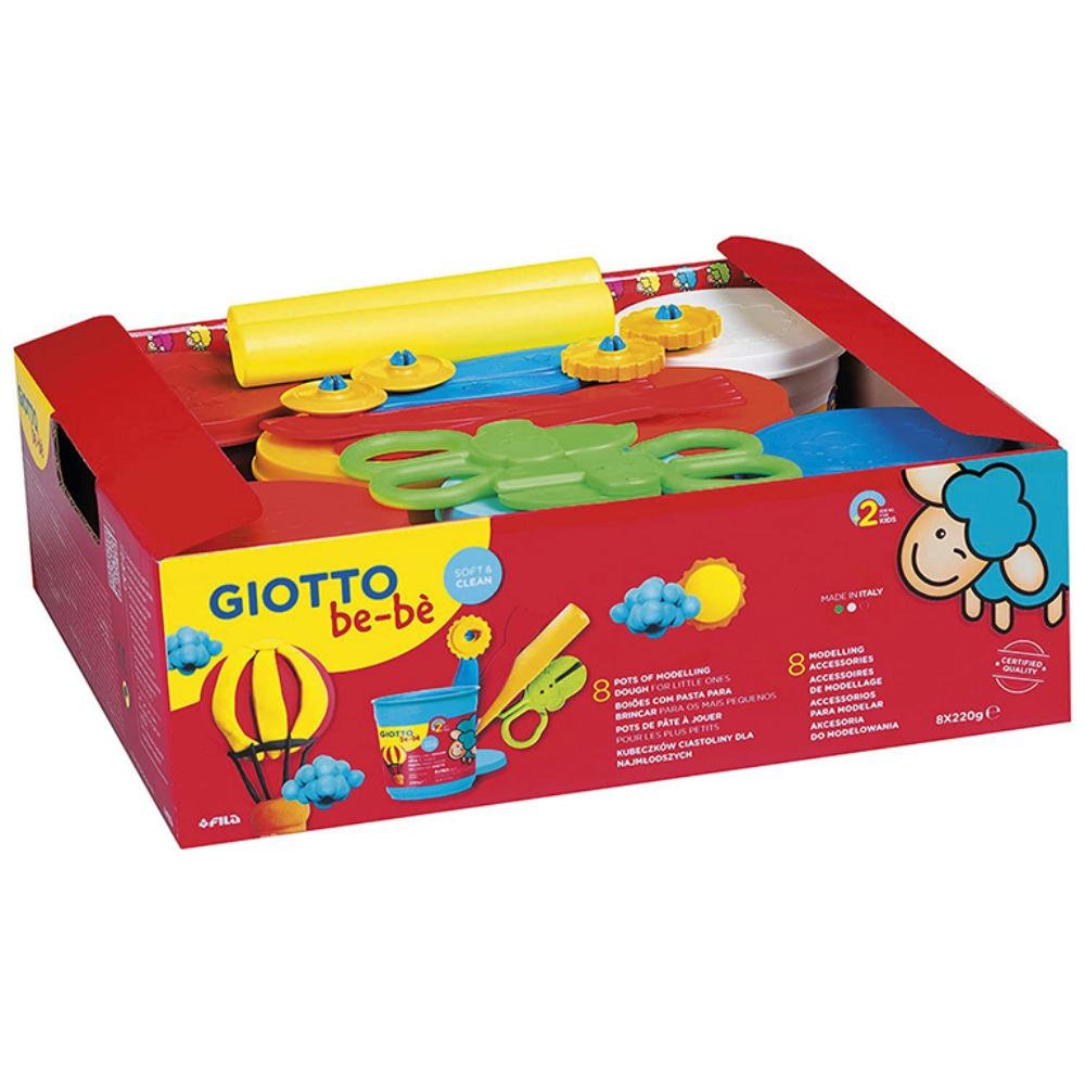 Pasta Jugar Giotto Be-bé Pack Escolar 8 botes
