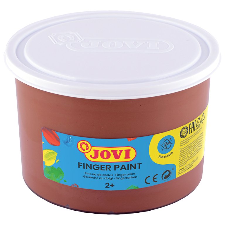 Pintura Dedos Jovi 500 ml Marrón