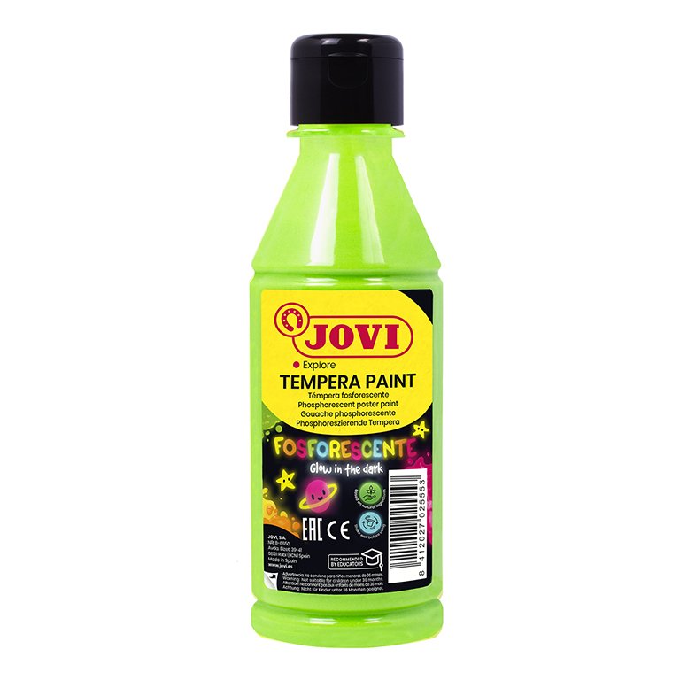 Témpera Jovi Fluorescente 250 ml Verde