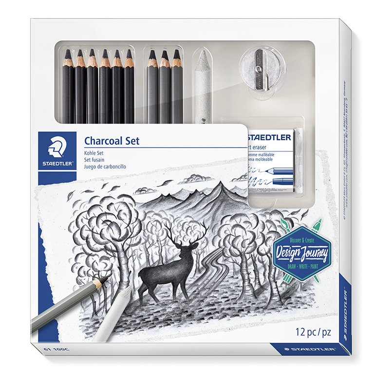 Set de Dibujo Staedtler Carboncillo Charcoal