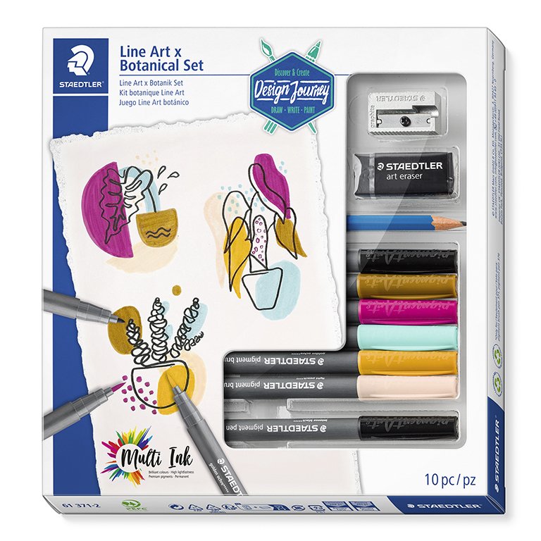 Set de Dibujo Staedtler Arte Botánico