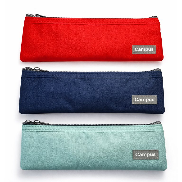 Portatodo Campus Plano 1 Cremallera 3 Colores