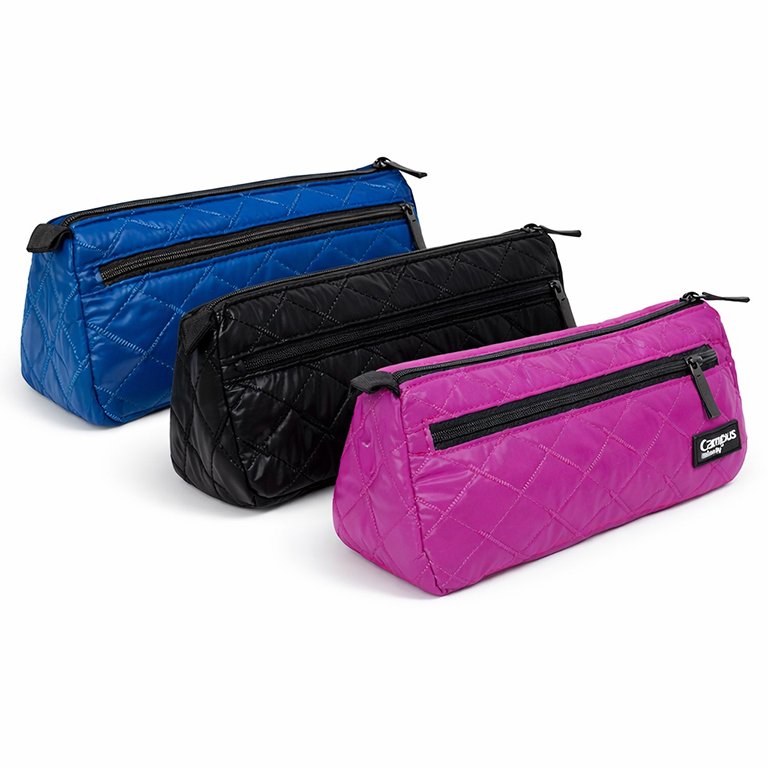 Portatodo Campus University Chanel 2 Cremalleras 3 Colores