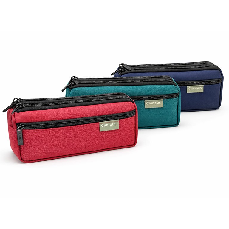 Portatodo Campus College Triangular 3 Cremalleras 3 Colores