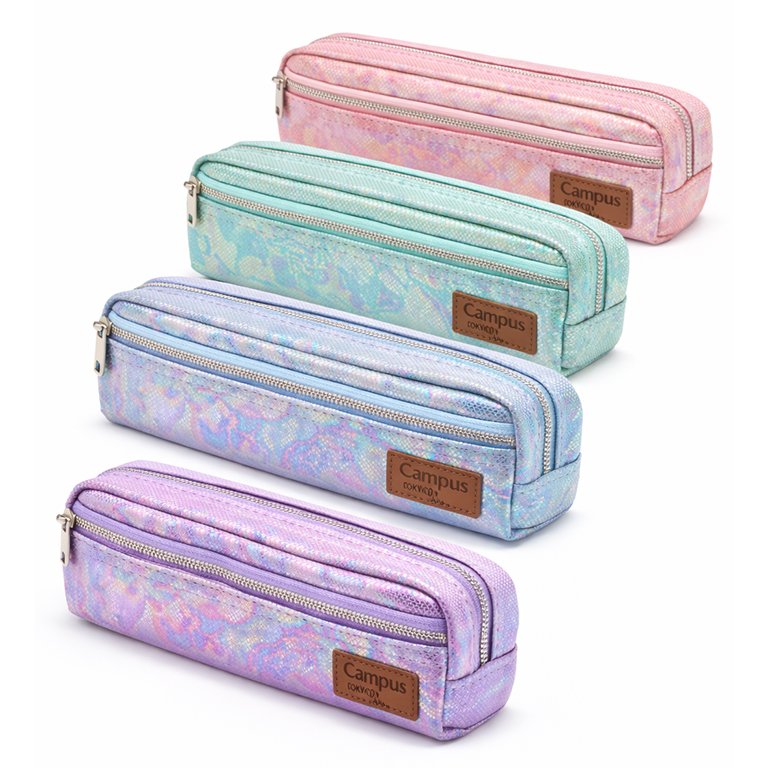 Portatodo Campus College Brillo Soft 2 Cremalleras 4 Colores