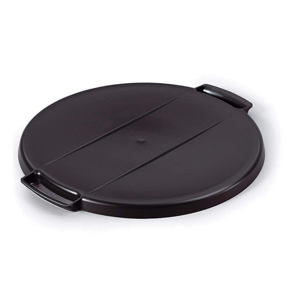 Tapa Contenedor Circular Negra