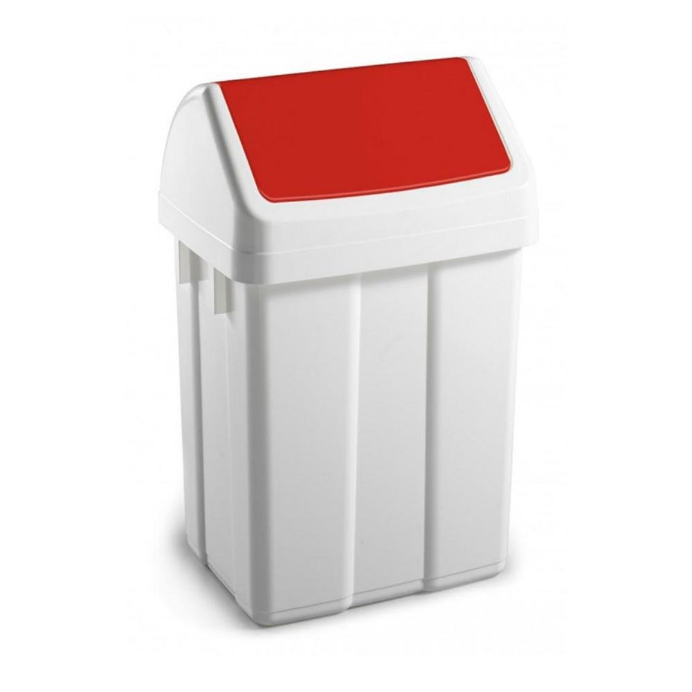 Papelera Basculate Dahi Rojo 55 L