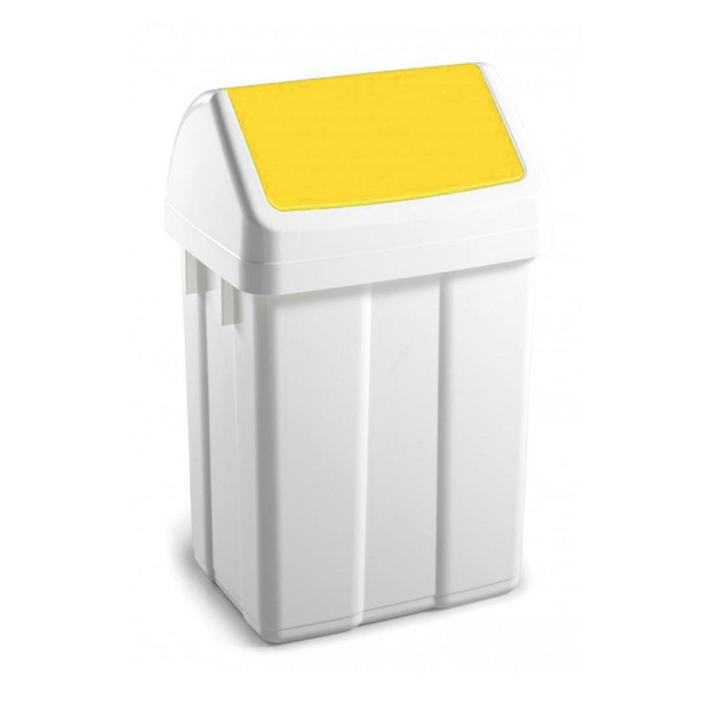 Papelera Basculate Dahi Amarillo 55 L