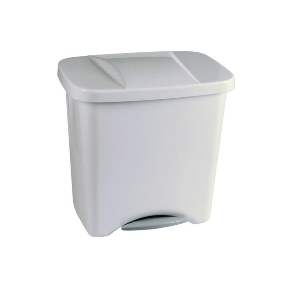 Papelera Pedal Dahi Blanco 50 L