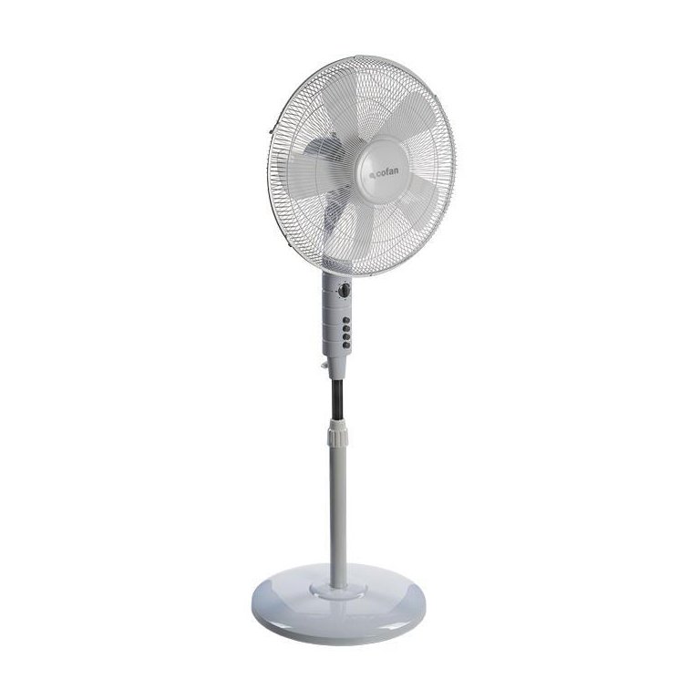 Ventilador Pie Cofan Ábrego Blanco
